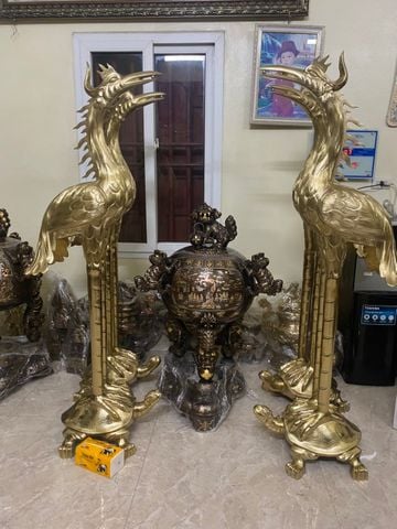 Hạc đồng hạc thờ cát tút 1m76