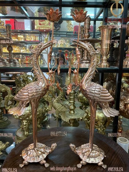 Hạc đồng đỏ cao 70cm