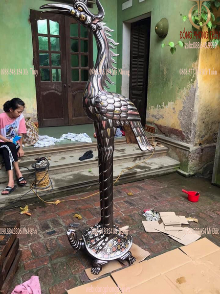 Hạc đồng đỏ khảm tam khí kĩ 1m76 nặng 125kg