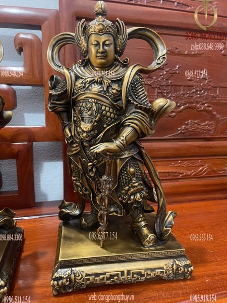 Vi Đà Hộ Pháp -Già Lam Hộ Pháp cao 40cm nặng 19kg