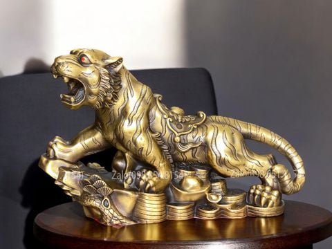 Tượng hổ bằng đồng 30cm