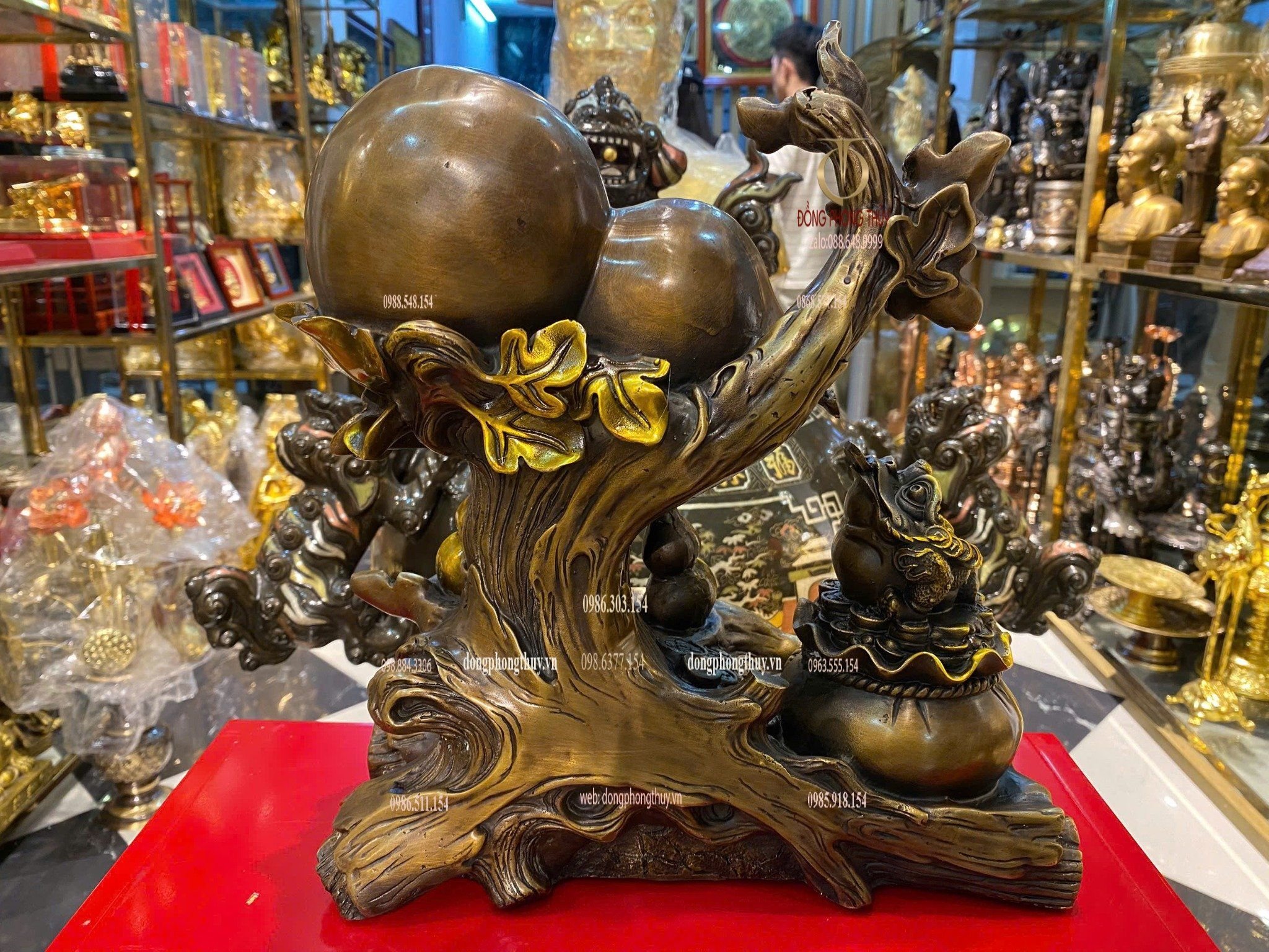 Hồ lô bằng đồng phong thủy
