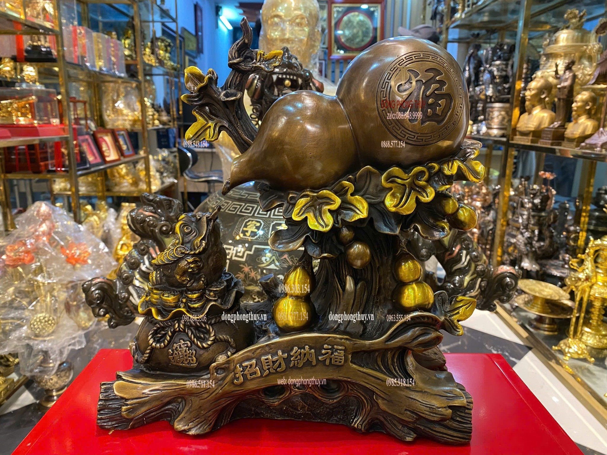 Hồ lô bằng đồng phong thủy