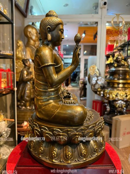Tượng phật Thích ca liên hoa cao 40 nặng 11 kg
