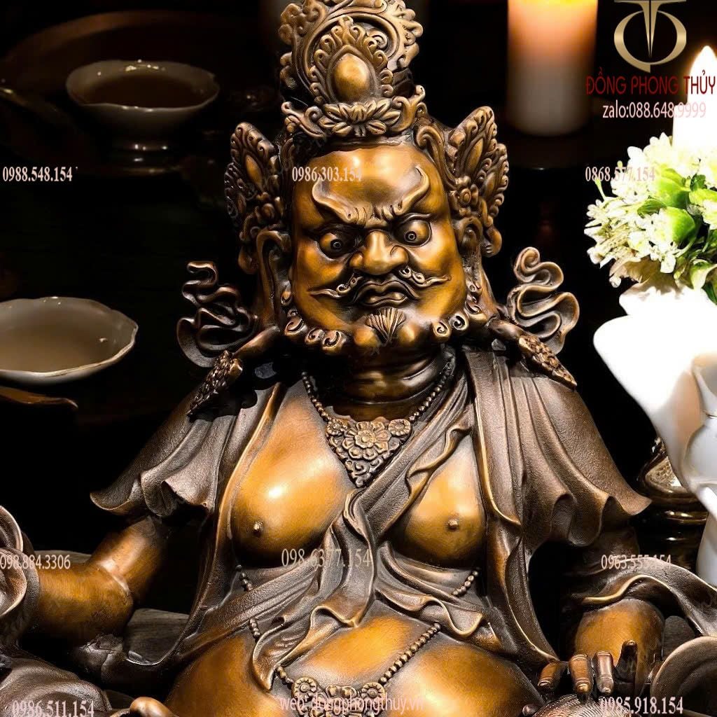 Tượng Hoàng Thần Tài bằng đồng