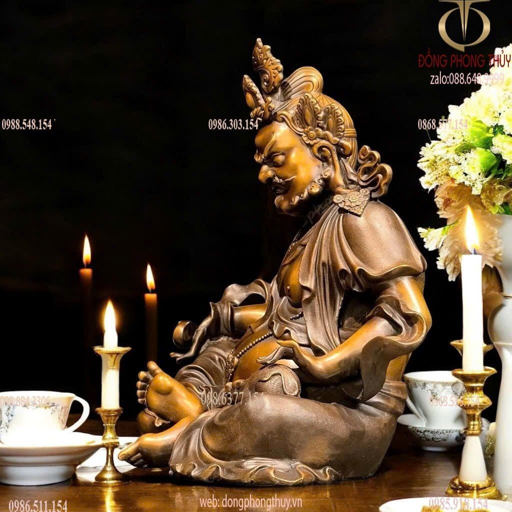 Tượng Hoàng Thần Tài bằng đồng