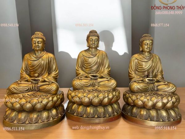 Tượng tam thế bằng đồng