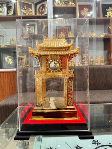 Khuê Văn Các bằng đồng mạ vàng 24K