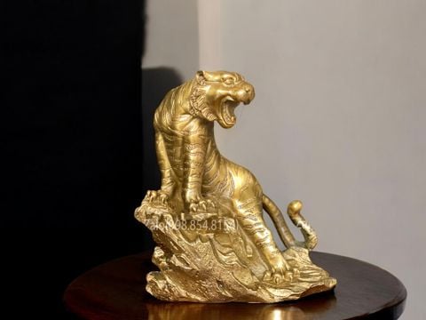 Tượng hổ bằng đồng 20.5cm