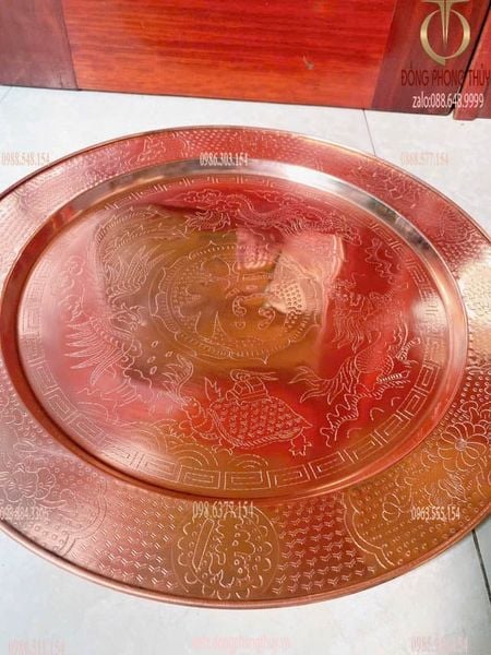 Mâm đồng Đại Bái đồng đỏ