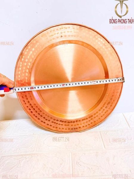 Mâm đồng Đại Bái đồng đỏ