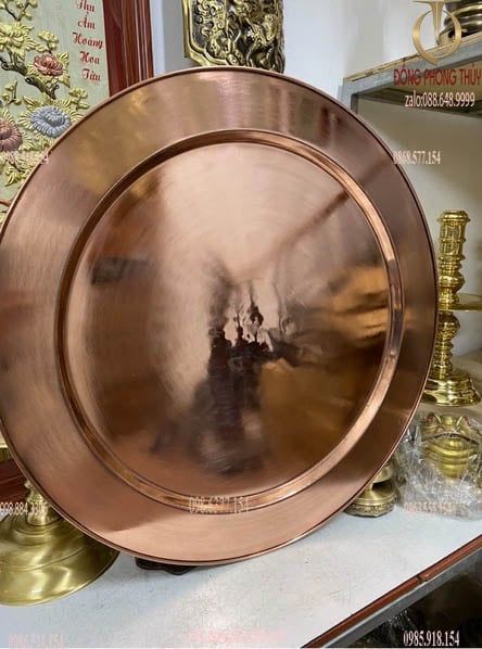 Mâm đồng Đại Bái đồng đỏ
