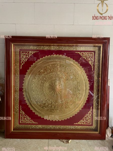 Tranh trống đồng 1m6x1m6