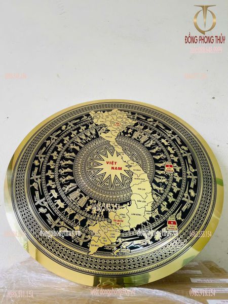 Mặt trống đồng 34 tỉnh thành mẫu mới