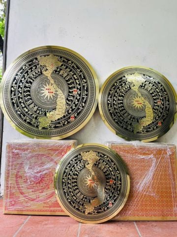 Mặt trống đồng 34 tỉnh thành mẫu mới