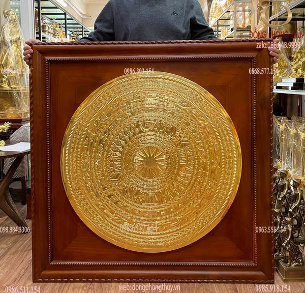 Tranh mặt trống đồng 90cm