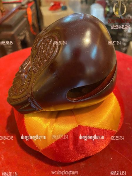 Mõ gỗ mít tụng kinh cao 3.5 ngang 8.5 dài 10cm