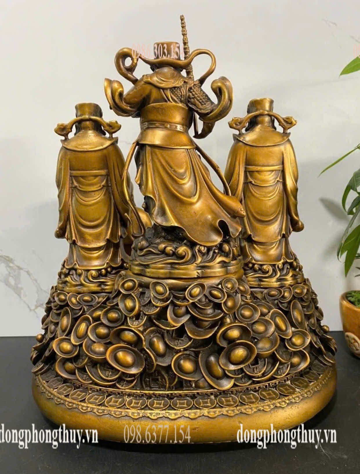 Ngũ lộ thần tài bằng đồng