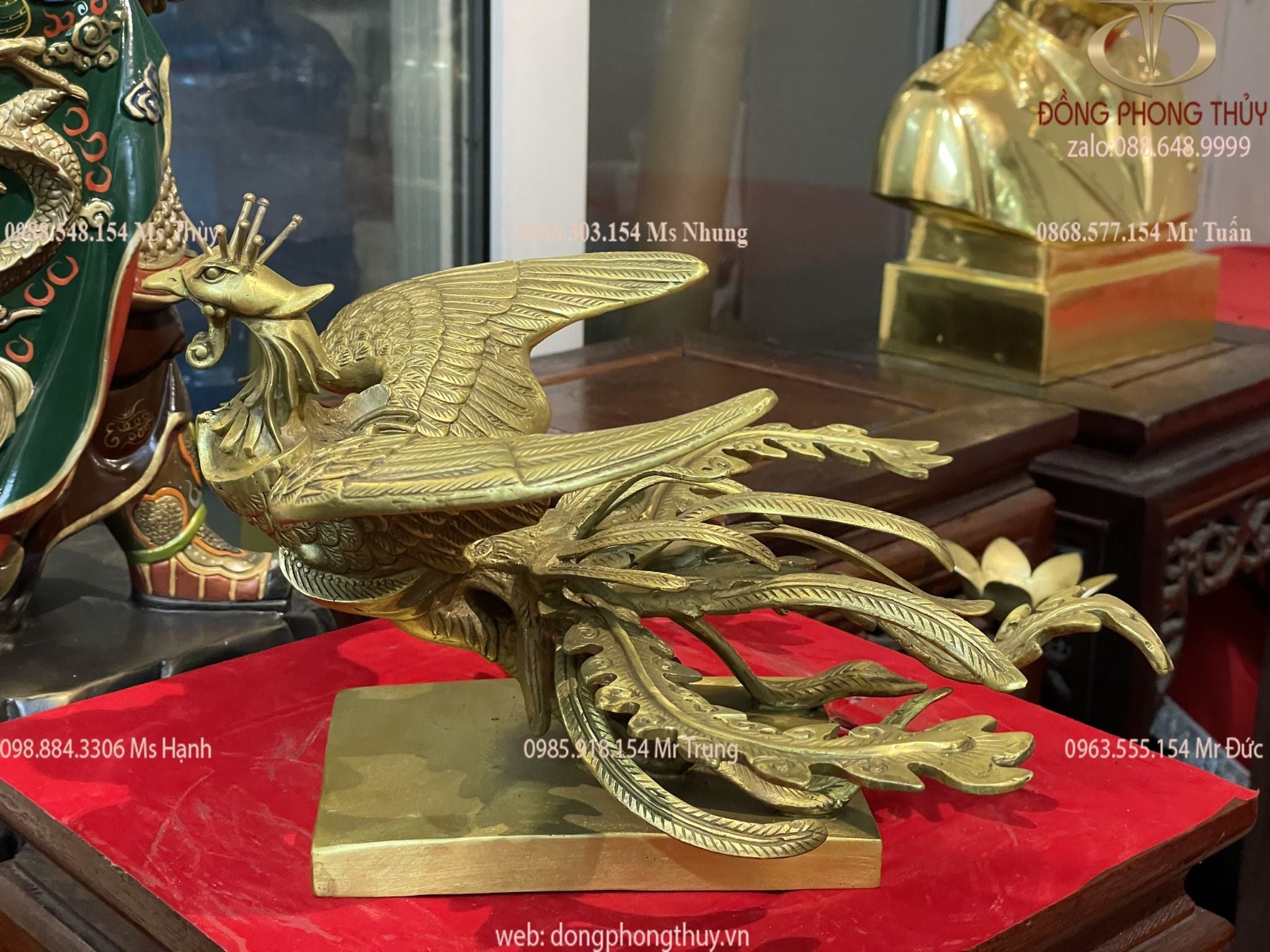 TƯỢNG PHƯỢNG HOÀNG BẰNG ĐỒNG