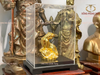 Quà tặng sếp tượng hổ phong thủy bằng đồng mạ vàng 24k