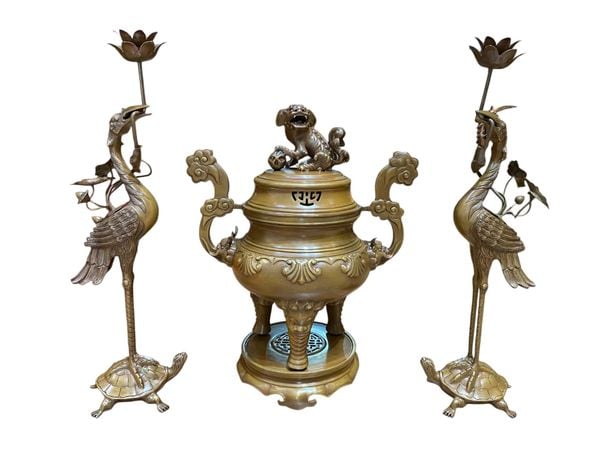 Tam sự hạc sòi mẫu cổ cao 50cm nặng 17,9kg