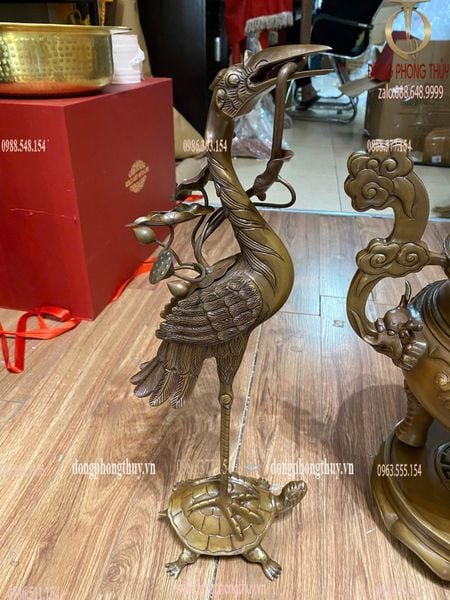 Tam sự hạc sòi mẫu cổ cao 50cm nặng 17,9kg