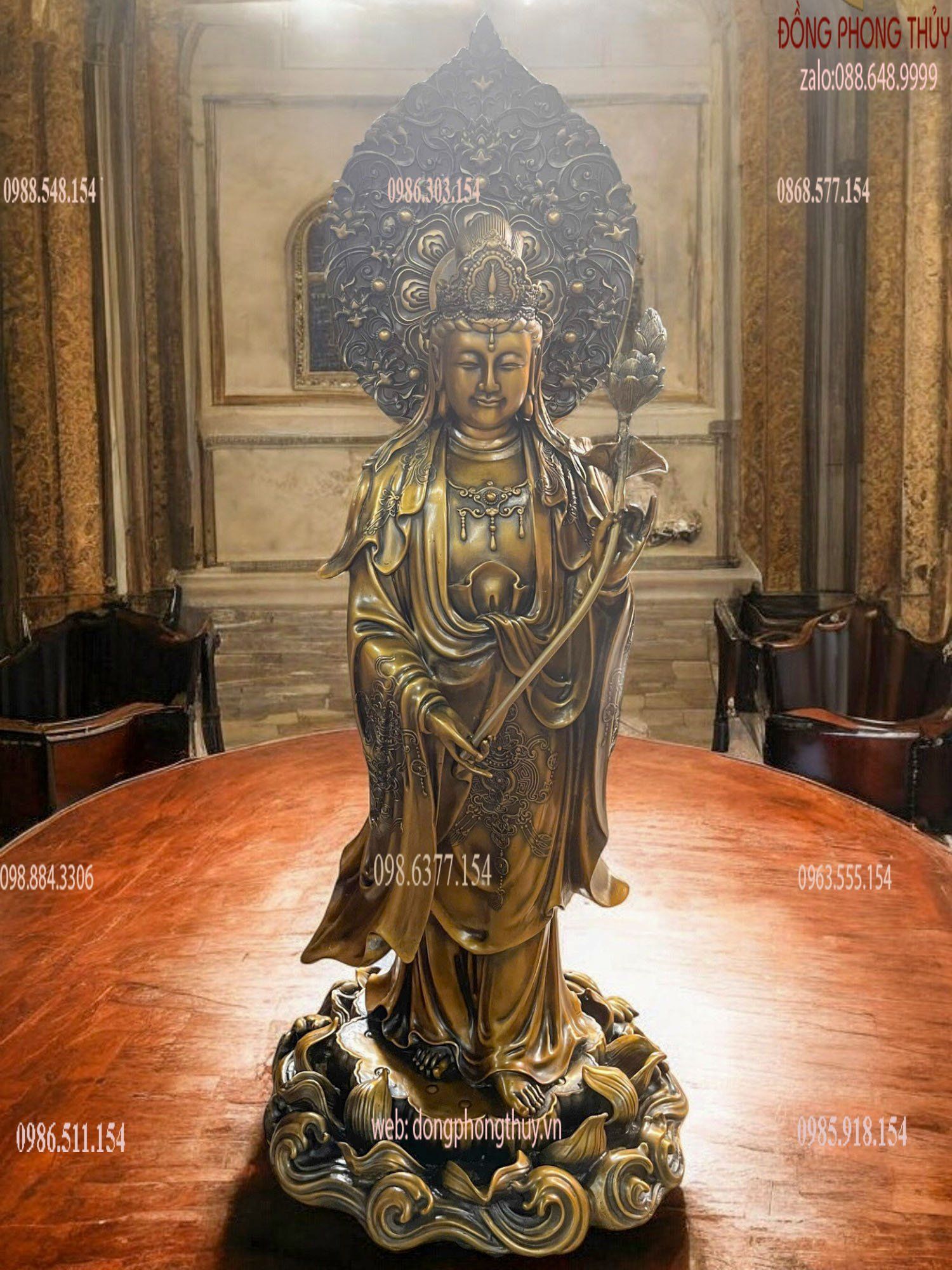 Tây Phương Tam Thánh 80cm nặng 66kg