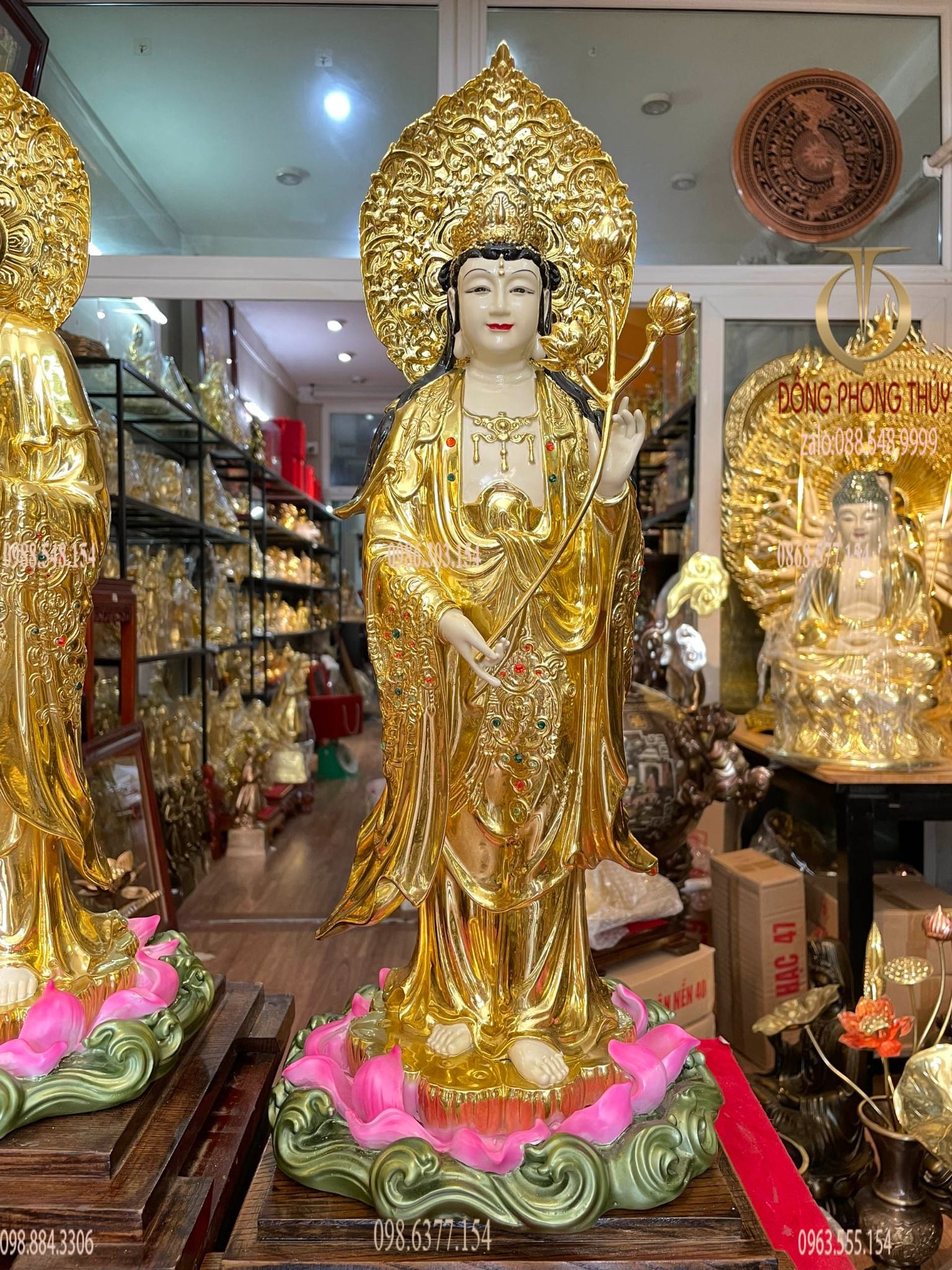 Tây Phương Tam Thánh đứng 58cm