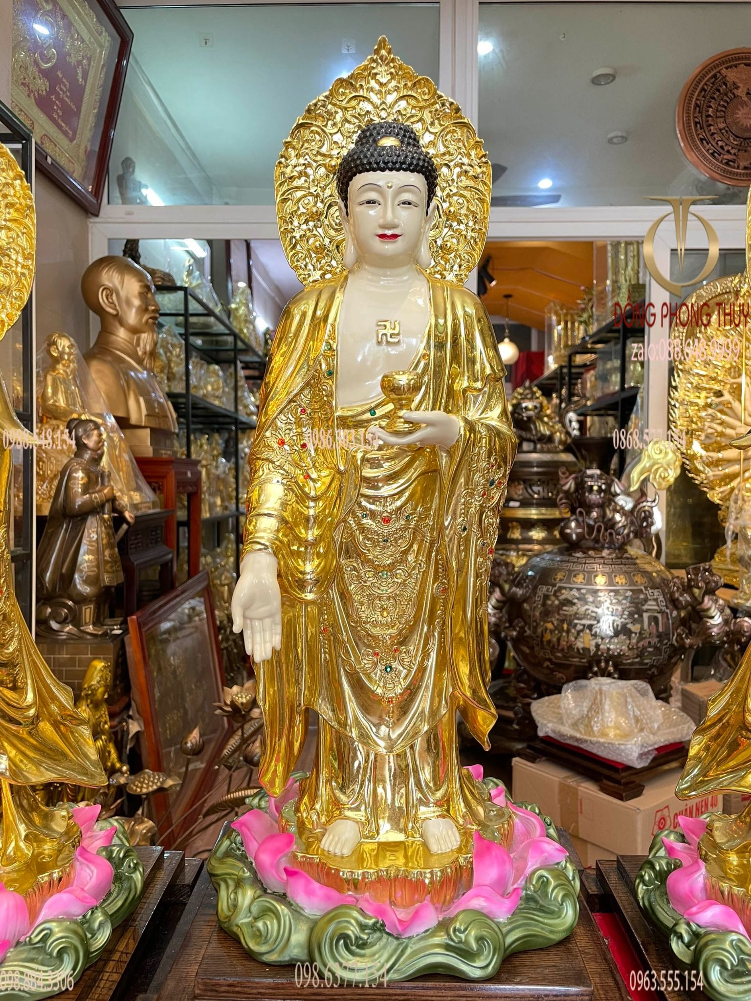Tây Phương Tam Thánh đứng 58cm