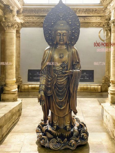 Tây Phương Tam Thánh đứng 80cm nặng 66kg