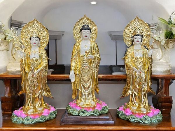 Tây Phương Tam Thánh đứng 58cm