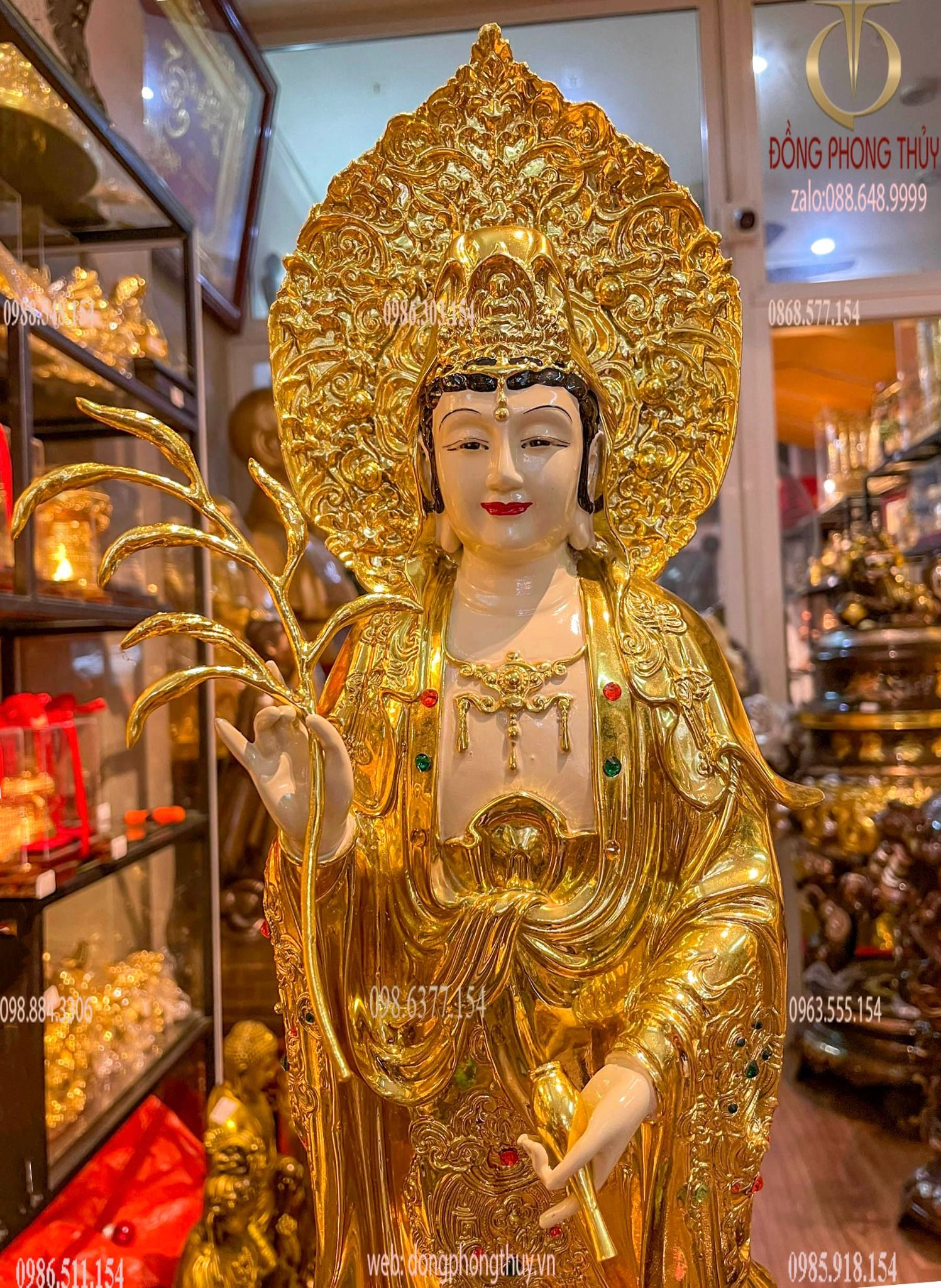 Tây Phương Tam Thánh đứng 58cm