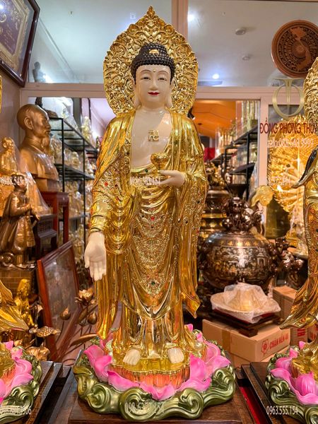 Tây Phương Tam Thánh đứng 58cm