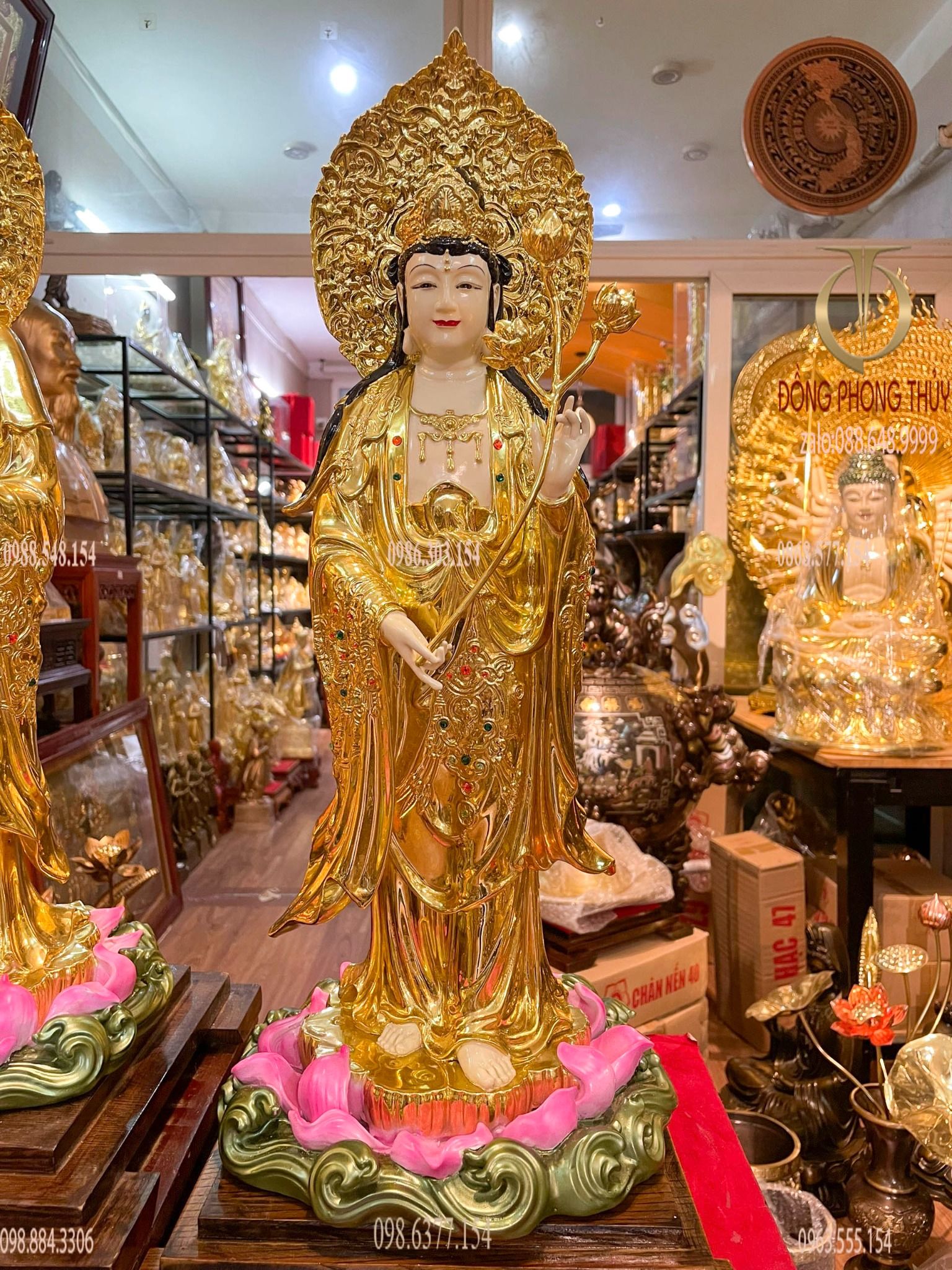 Tây Phương Tam Thánh đứng 58cm