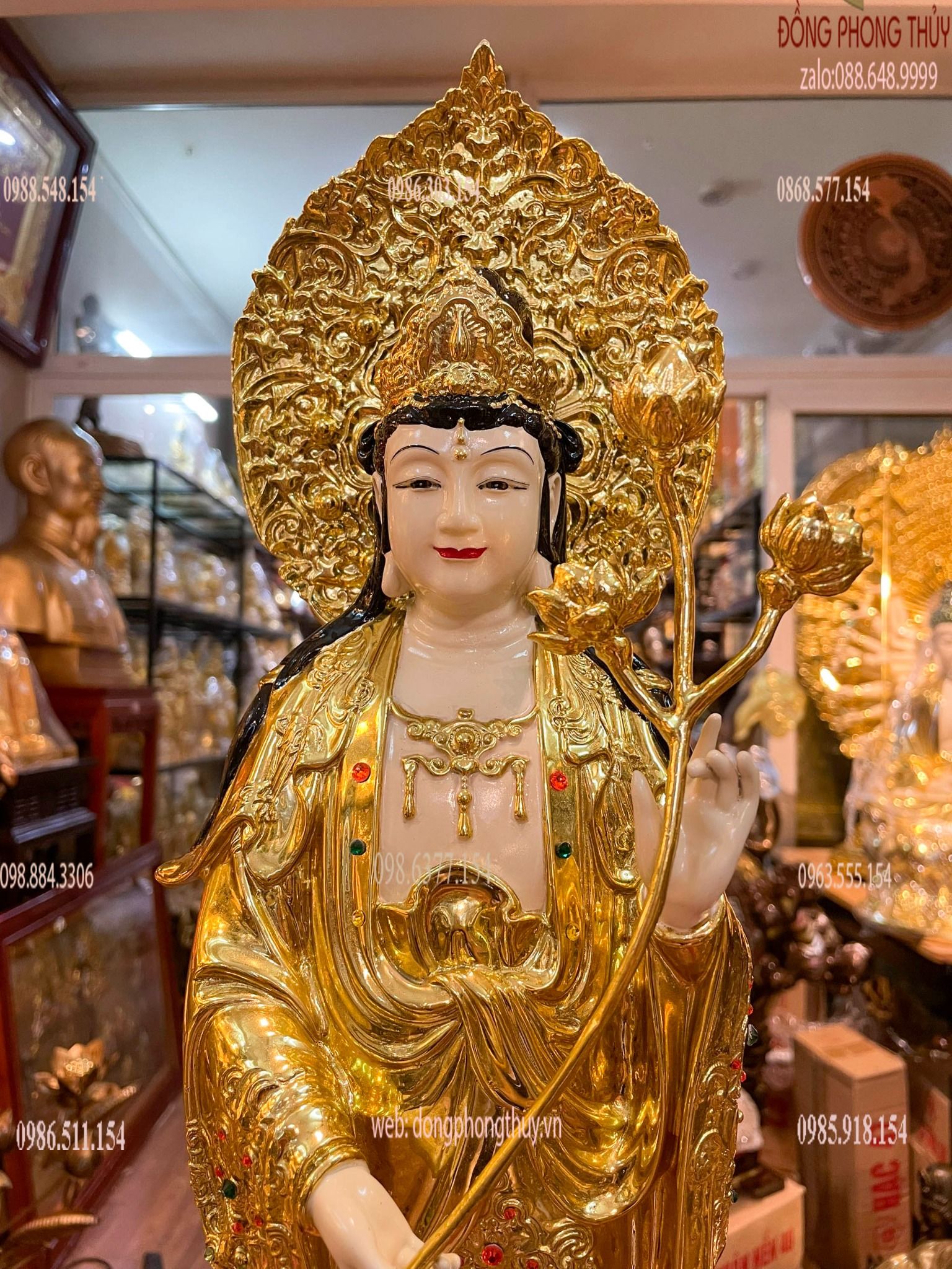 Tây Phương Tam Thánh đứng 58cm