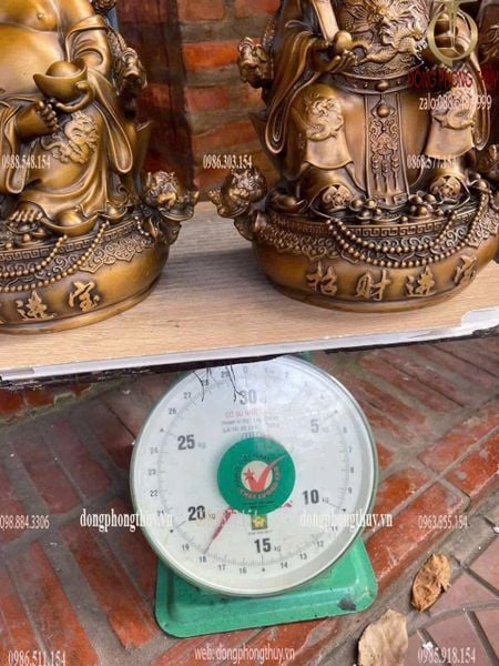 Thần Tài - Thổ Địa cao 38cm nặng 18kg
