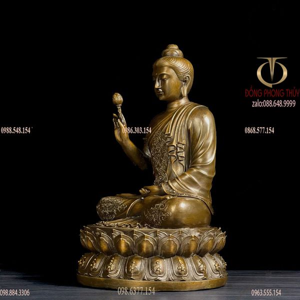 Tượng phật Thích ca liên hoa cao 40 nặng 11 kg