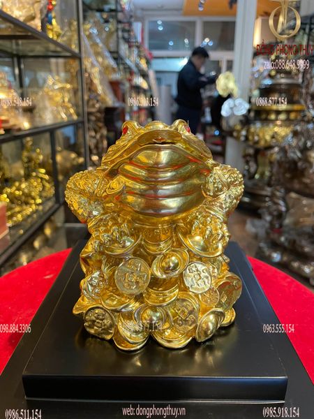 Thiềm thừ dát vàng 24k