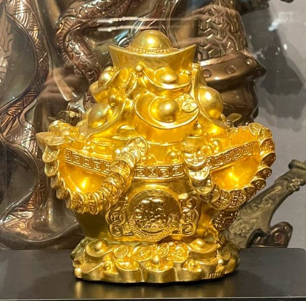 Thỏi vàng phong thủy bằng đồng phủ vàng 9999
