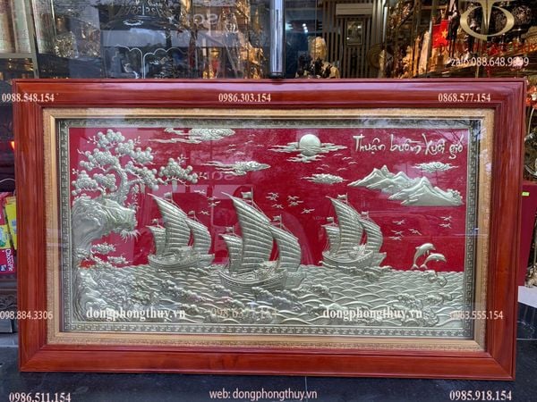 Tranh thuận buồm xuôi gió 75x115cm