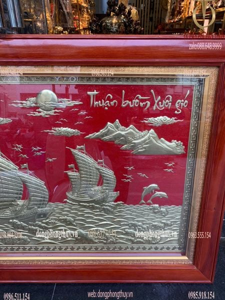 Tranh thuận buồm xuôi gió 75x115cm