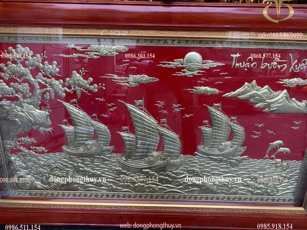 Tranh thuận buồm xuôi gió 75x115cm