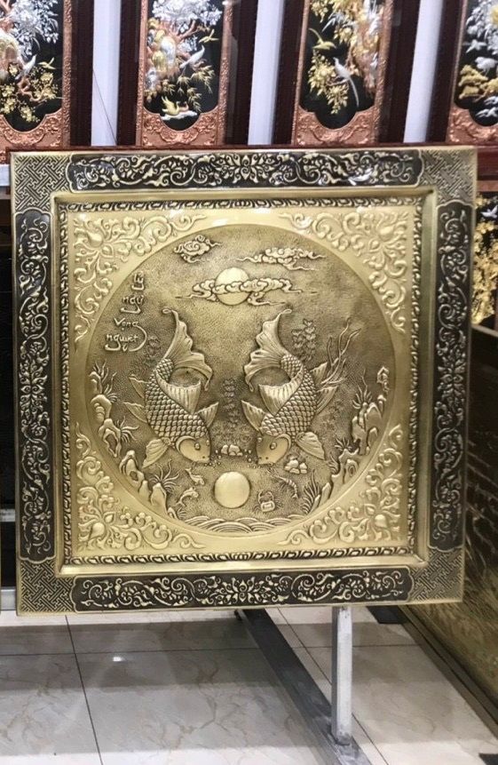 Tranh lý ngư vọng nguyệt