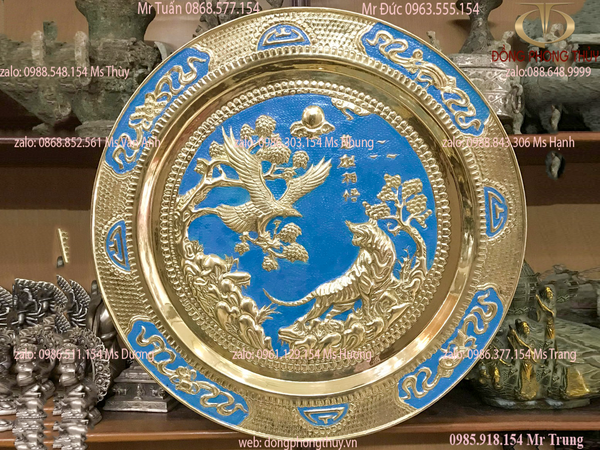 Tranh hổ và đại bàng - tranh anh hùng tương ngộ