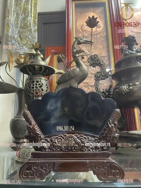 Tranh thuận buồm xuôi gió để bàn khảm ngũ sắc