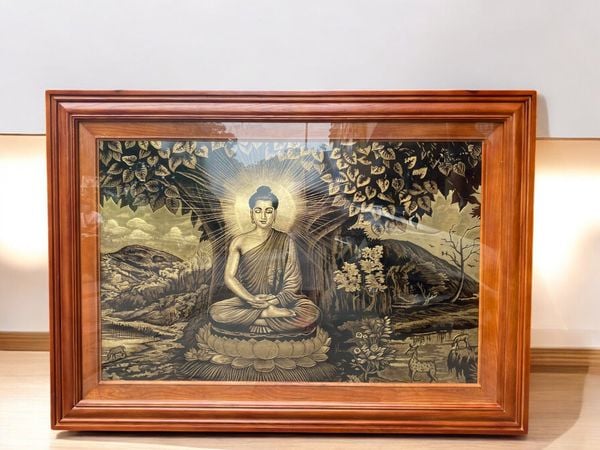 Tranh Thích Ca bằng đồng