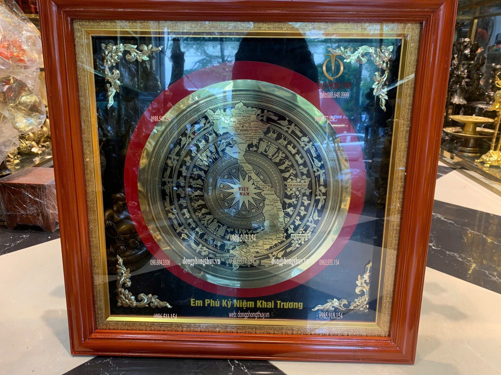 Tranh trống đồng 70cm