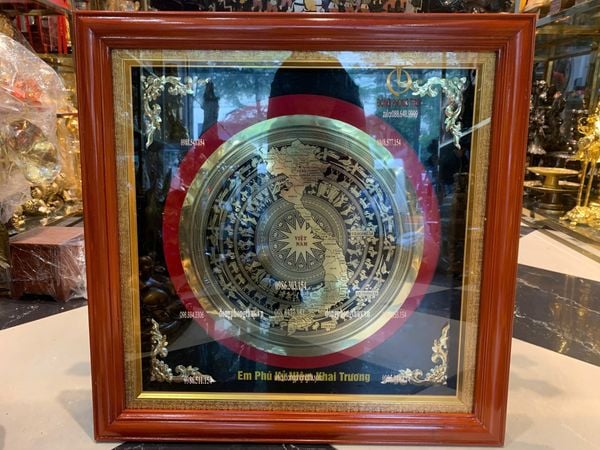 Tranh trống đồng 70cm