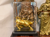 Trâu vàng phong thủy bằng đồng thếp vàng 24k 11cm