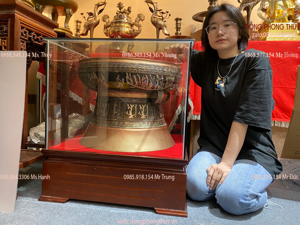 Trống đồng Đông Sơn 50cm